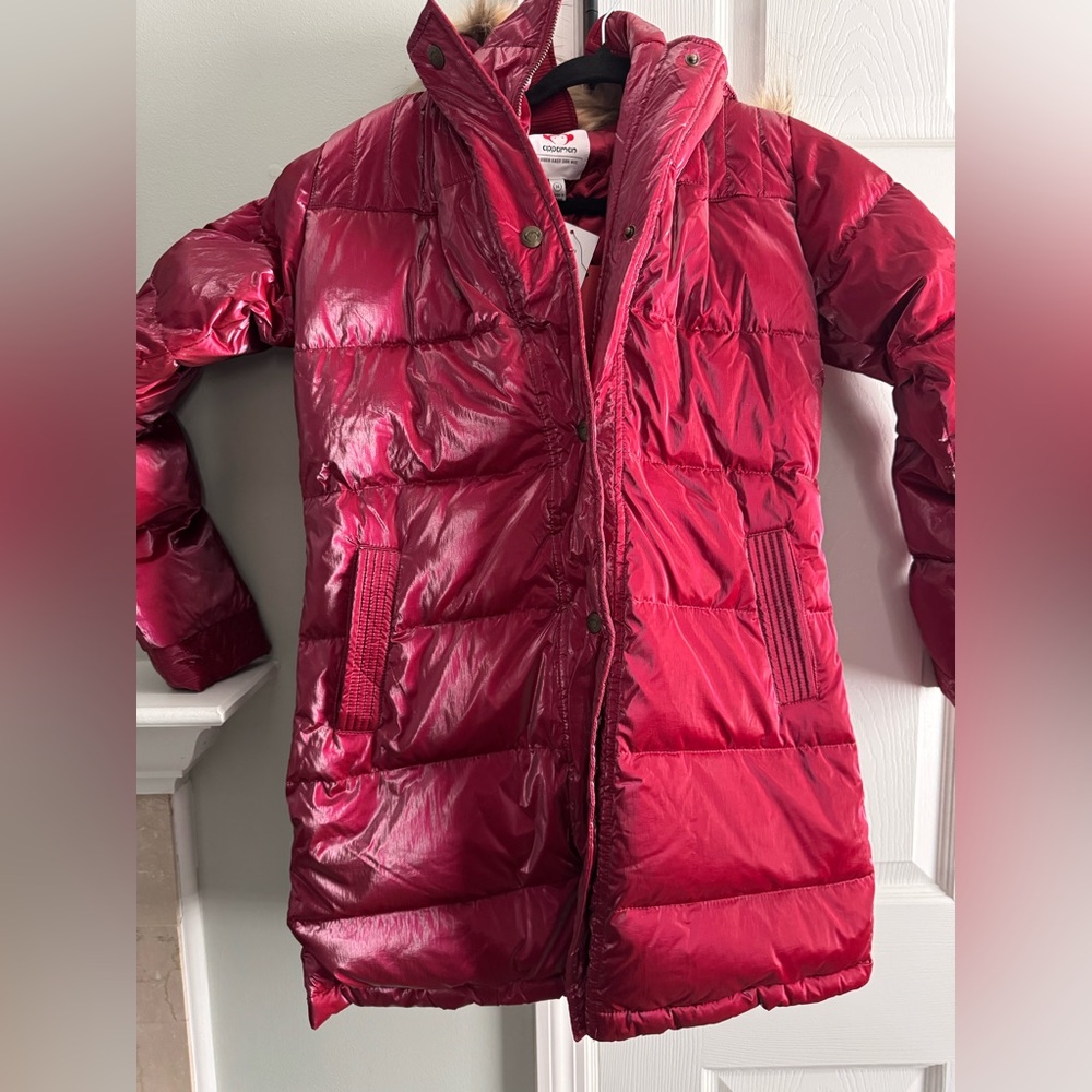 Appaman Shiny Burgundy Puffer Jacket